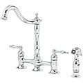 Streamline Kitchen Bridge Faucet and Sprayer
