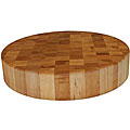 Maple End Grain 18-inch Round Chopping Block