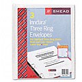 Smead Poly Ring Binder Envelopes (Pack of 3)