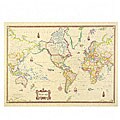Cleartype Antique Full-color World Map