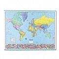 Hammond Deluxe Laminated Political Reference World Map