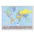 Hammond Deluxe Laminated Political World Map