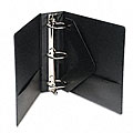 Basic 3-inch Vinyl Round Ring Binder with Label Holder