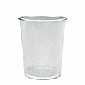Steel Mesh Silver 5-gallon Round Wastebasket