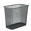 Steel Mesh 7.5-gallon Rectangular Wastebasket