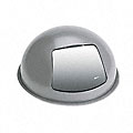 Push Top Self-closing Charcoal Dome Lid for 20-gallon Wastebasket