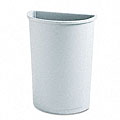 Rubbermaid Untouchable Half-Round Waste Receptacle