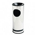 Reflections 3-Gal. Ash ?N Trash Sand Urn - Chrome/Black