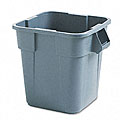 Rubbermaid Brute Square 28-gallon Grey Container