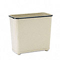 Fire-Safe 7.5-gallon Steel Rectangular Waste Receptacle