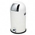 Step-On Dome Top Waste Receptacle - 9 Gallon