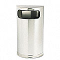 Designer Line 9-gallon Half-round Waste Receptacle