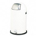 Foot Pedal Dome Top 12-gallon Waste Receptacle