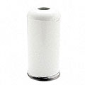 Fire-resistant 15-gallon Steel Open Top Garbage Can