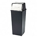 21-Gallon Push-top Square Receptacle