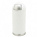 Fire-Resistant 15-gallon Steel Dome Top Waste Receptacle