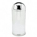 Fire-Resistant 15-gallon Steel Dome Top Waste Receptacle