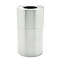 Aluminum 35-gallon Open Top Indoor Receptacle