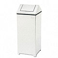 Fire-Safe 24-gallon Swing Top Waste Receptacle with Rigid Liner