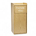 36-gallon Wood Waste Receptacle w/ Tray Holder