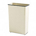 Fire-Safe 24-gallon Steel Rectangular Trash Can