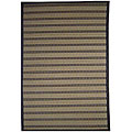 Hand-woven Beige Bamboo Rug (6' x 9')
