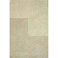 Hand-tufted Plateau Taupe Wool Rug (5' x 7'6)