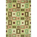 Hand-tufted Multi-plot Rug (2'7 x 6')