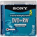 Sony 8-cm Rewritable Camcorder DVD+RW (Pack of 5)