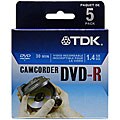 TDK DVD-R14GAL/5 Camcorder DVD-Rs (Pack of 5)