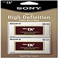 Sony DVM-63 HD/2 HD MiniDV Video Cassettes (Pack of 2)