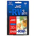 JVC 8cm Rewritable Mini DVD-RW for Camcorders (Pack of 3)