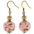 Genuine Murano Glass 'Parure' Pink Earrings