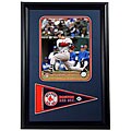 Dustin Pedroia 12x18 Framed Print and Mini Pennant
