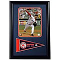 Josh Beckett 12x18 Framed Print with Mini Pennant