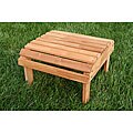 Mahogany Adirondack Table/Ottoman