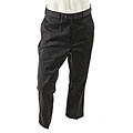Tommy Hilfiger Men's Charcoal Wool Flat-front Pants