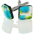 Murano Men's Glass Cuff Links