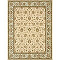 Oxnard Accent Ivory/ Blue Wool Rug (1'9 x 2'9)