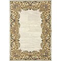 Hand-tufted Patrizzio Beige/ Sage Wool Rug (3'6 x 5'6)