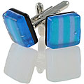 Murano Men's Glass Cuff Links