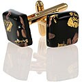 Murano Men's Glass Cuff Links