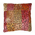 Velvet Blocks Throw Pillows (Set of 2)