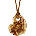 Genuine Murano Glass Heart Pendant