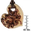 Genuine Murano Glass Heart Pendant