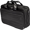 Zero Halliburton Expandable Leather Laptop Briefcase