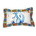 Knights and Dragons Throw Pillow