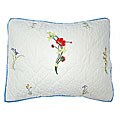 Quilted Field of Flowers Throw Pillows (Set of 2)