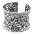Sterling Silver 'Jasmine Tendrils' Bracelet (Thailand)