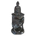Ebony 'Classic Buddha' Statuette (Indonesia)